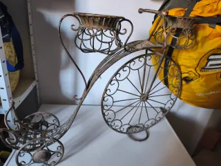 Bicicleta Macetero metal envejecido