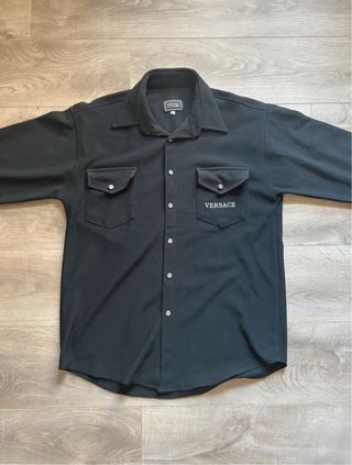 Camisa Versace Vintage Negra
