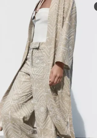 Kimono bordado Zara talla única