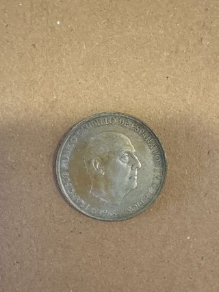 Moneda 100 Pesetas Franco 1966
