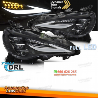 FAROS DELANTEROS LED COMPLETOS SEQ DRL PARA TOYOT