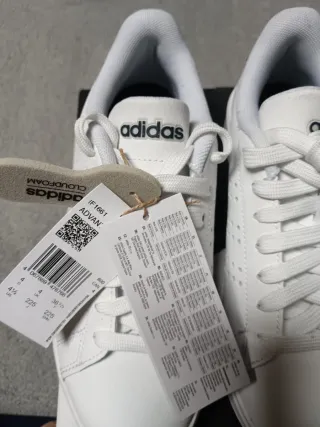 Adidas Advantage 2.0 Bianche 36 2/3 Nuove