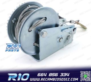 CABRESTANTE PROFESIONAL 1500KG Y 10 METROS