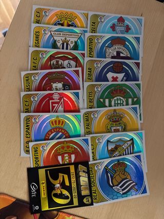 Pack cromos LaLiga Este 2016/2017