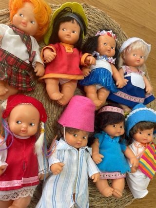 Lote 8 Muñecas Barriguitas Famosa