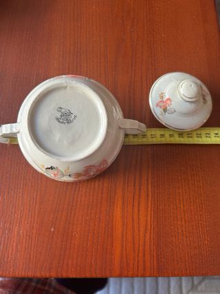 Azucarero MAH Santa Clara Vintage Porcelana