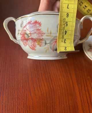 Azucarero MAH Santa Clara Vintage Porcelana