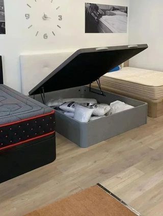 Camas : Canapes abatibles , colchones y somieres.