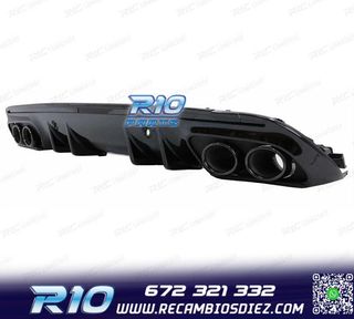 DIFUSOR MERCEDES CLASE C W205 SEDAN 14-20 C43 AMG PDC + COLA
