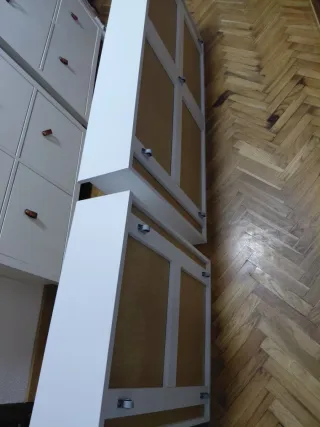 Cajón bajo cama Ikea blanco