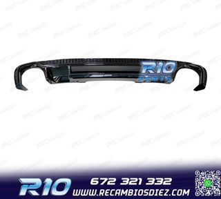DIFUSOR AUDI A4 S LINE 16-19 LOOK RS4