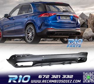 DIFUSOR MERCEDES GLE W167 AMG 19- LOOK AMG GLE63 NEGRO