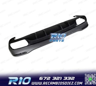 DIFUSOR MERCEDES GLE W167 AMG 19- LOOK AMG GLE63 NEGRO