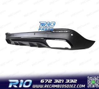 DIFUSOR MERCEDES GLE W167 AMG 19- LOOK AMG GLE63 NEGRO