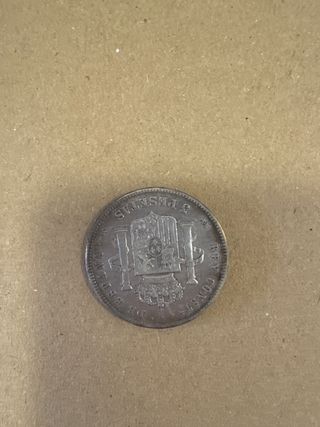 Moneda 5 Pesetas Alfonso XII 1885