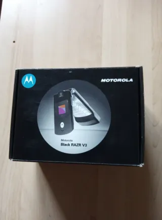 Motorola RAZR V3 Negro - Completo (VER 10 FOTOS)