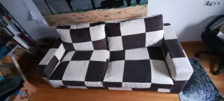 Sofá 2 plazas tapizado en Alcántara