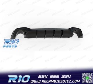 DIFUSOR FORD FOCUS ST 18- NEGRO BRILLO