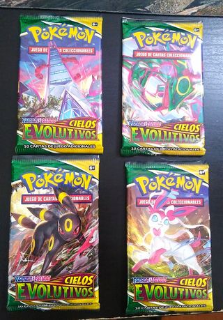 Sobres Pokémon Cielos Evolutivos Español