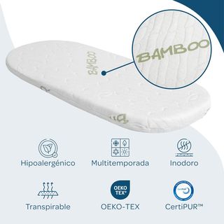 Colchón para bebé BAMBOO UE