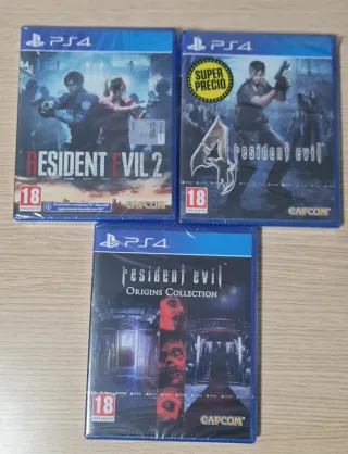 Pack 3 Juegos PS4 Resident Evil
