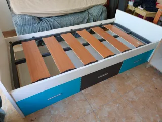 Cama nido con cajones