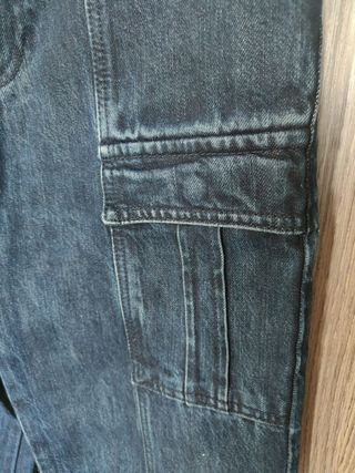 Jeans Cargo Zara Denim Robusto Taglia XS