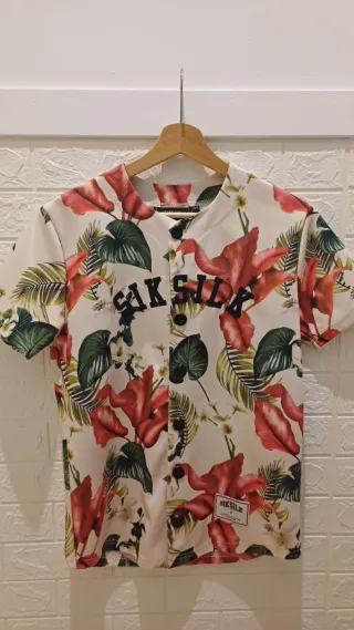 Camiseta SikSilk niño floral botones