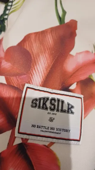 Camiseta SikSilk niño floral botones