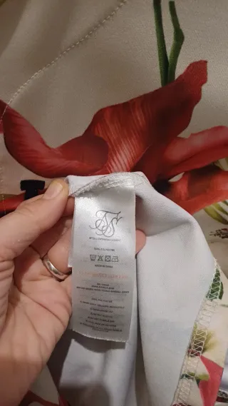 Camiseta SikSilk niño floral botones