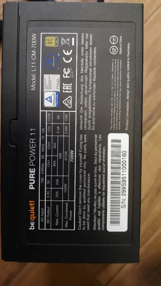 Fuente BeQuiet Pure Power 11 700W