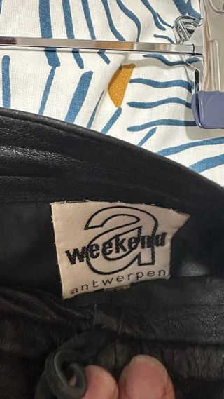 Falda de piel Weekend Talla 40