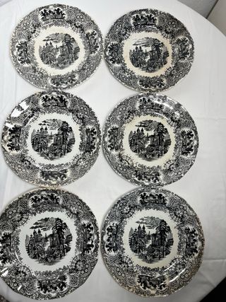 6 Platos La Cartuja de Sevilla modelo Vistas