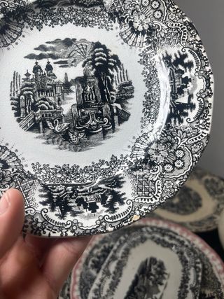 6 Platos La Cartuja de Sevilla modelo Vistas