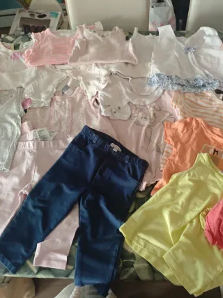 Lote Ropa Verano Niña 6-9-12 Meses