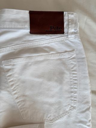Pantalón pitillo blanco Polo Ralph Lauren