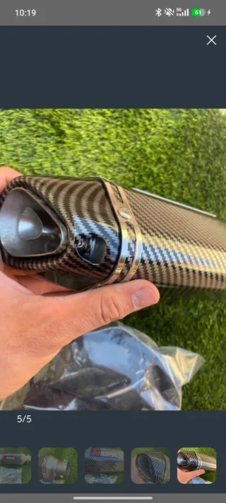 Escape Akrapovic Carbono