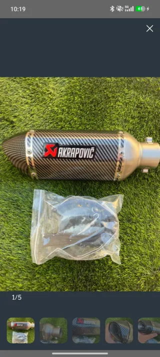 Escape Akrapovic Carbono
