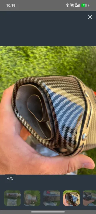 Escape Akrapovic Carbono