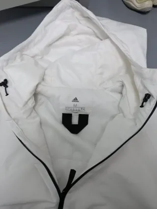 Chaqueta Adidas Blanca y Negra
