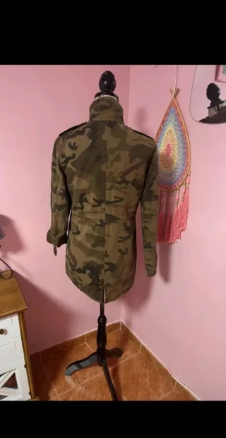 Chaquetón militar camuflaje mujer