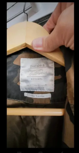 Chaquetón militar camuflaje mujer