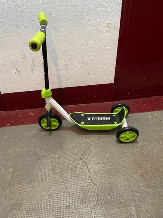 Patinete 3 Ruedas X-Streem Verde y Blanco