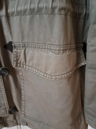 Parka Springfield verde militar con capucha