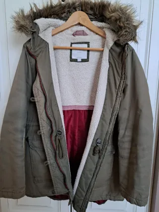 Parka Springfield verde militar con capucha