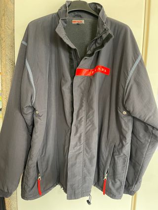 Giacca Prada Uomo Impermeabile Pile XL
