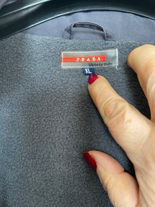 Giacca Prada Uomo Impermeabile Pile XL