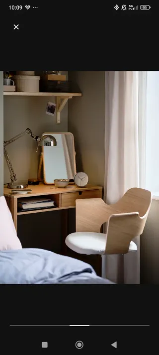 Lámpara de trabajo IKEA FORSÅ niquelada