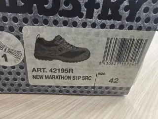 Zapato de trabajo Marathon gris/naranja