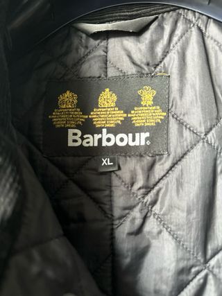 Giubbotto Barbour in cera taglia XL